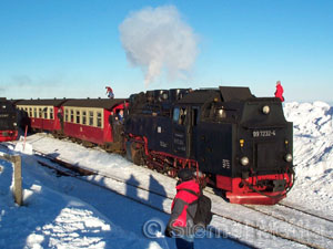 Brockenbahn im Winter - Copyright Sternal Media